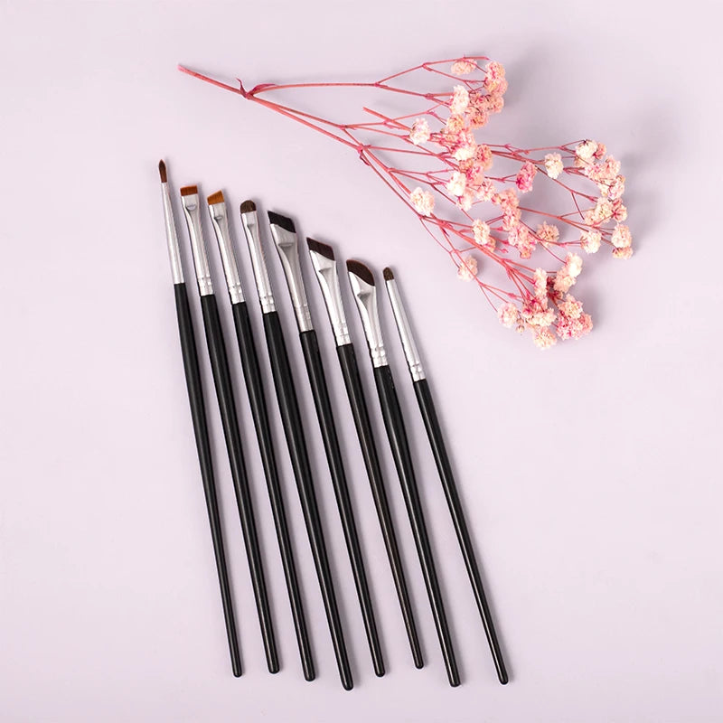 4-piece synthetic eye makeup brush set, view 5 - MRSLM