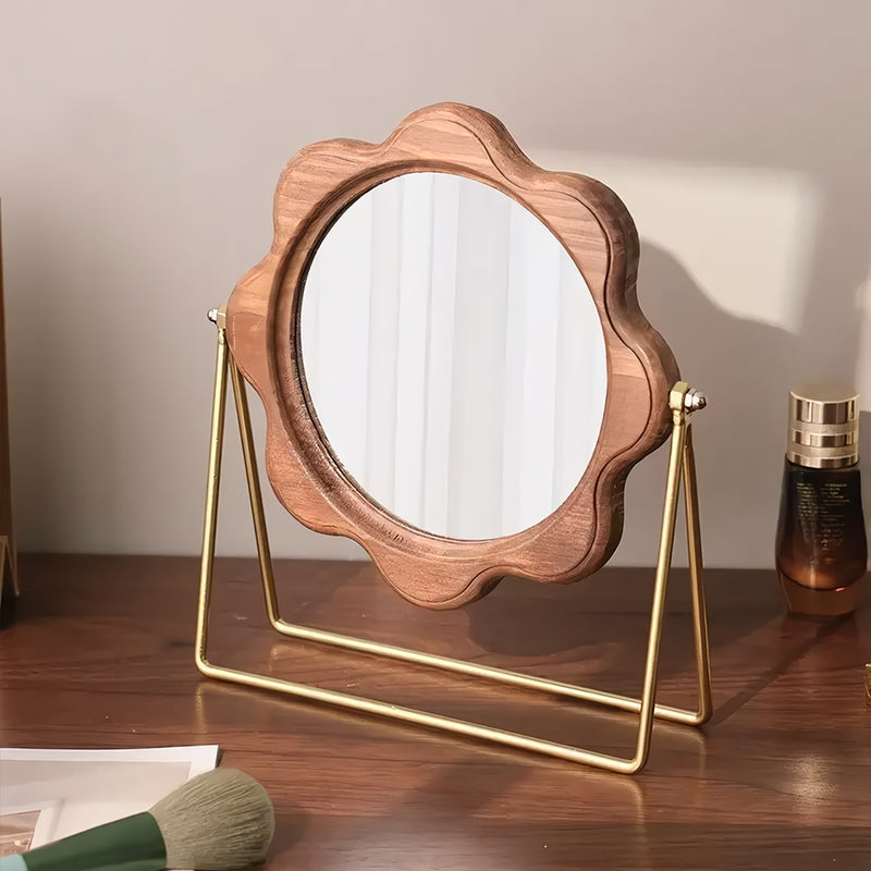 rotatable desktop makeup mirror, view 4 - MRSLM