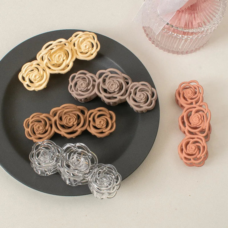 elegant rose hair claw - MRSLM
