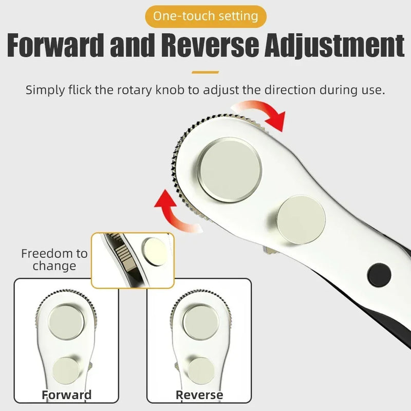 mini ratchet wrench screwdriver, view 8 - MRSLM