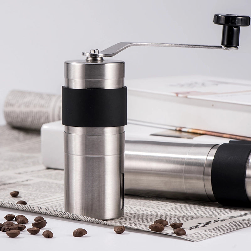 manual conical burr coffee grinder, view 4 - MRSLM