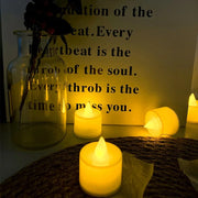 flameless LED tealight candles, view 6 - MRSLM
