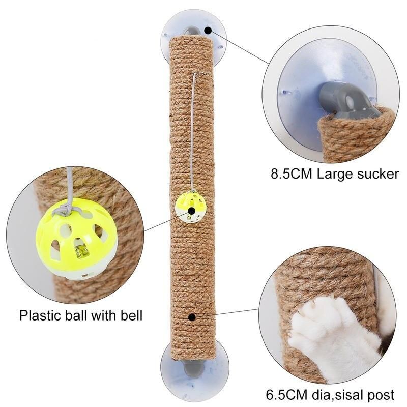 window-mount cat scratcher, view 8 - MRSLM