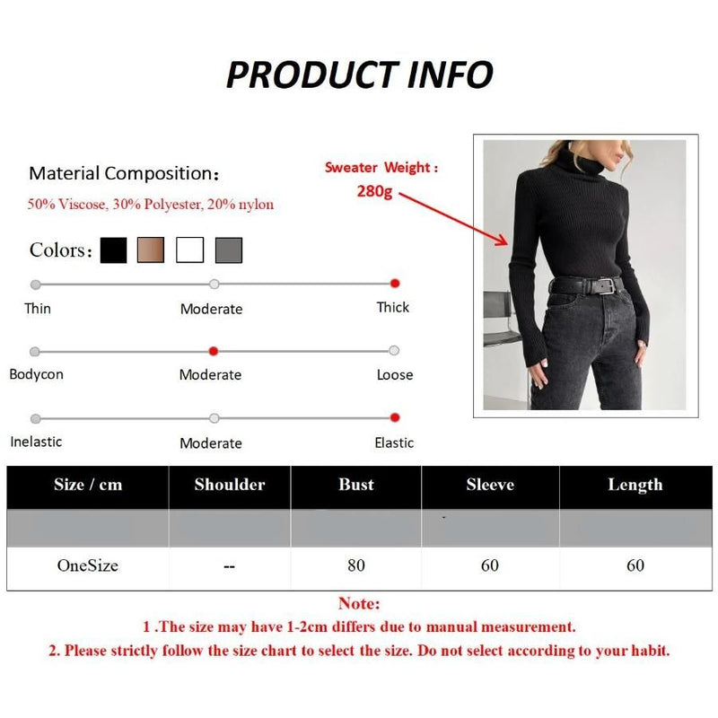 thick turtleneck sweater, view 8 - MRSLM