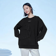 mid-length fleece sweatshirt, view 3 - MRSLM