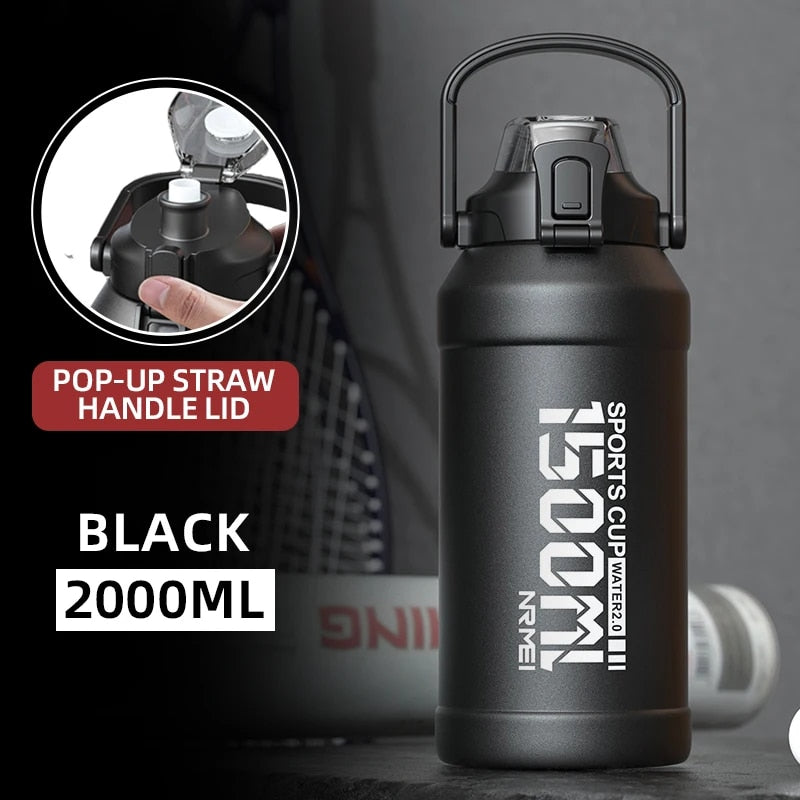 insulated water bottle, view 6 - MRSLM