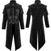 Men's gothic stand collar jacket, view 10 - MRSLM