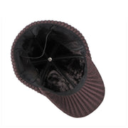 Men's winter earflap baseball cap, view 9 - MRSLM