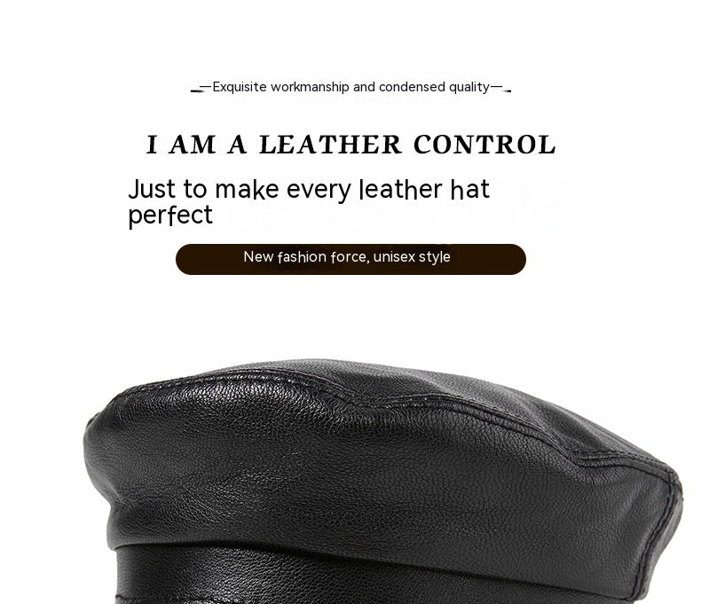 Sheepskin flat-top hat, view 10 - MRSLM