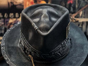 handmade skull plush cowboy hat, view 8 - MRSLM