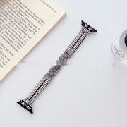 Pearl chain metal watch band, view 10 - MRSLM