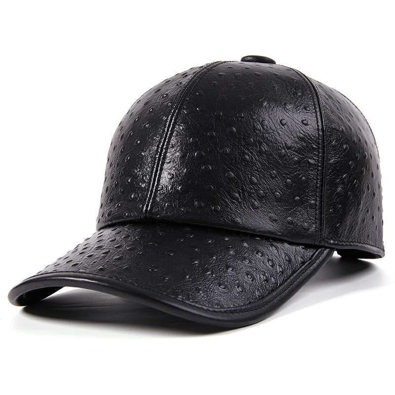 Men's cowhide baseball hat, view 9 - MRSLM