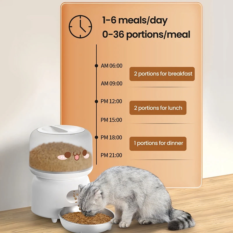 Smart automatic pet feeder, view 5 - MRSLM