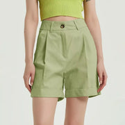 high waist wide leg shorts - MRSLM