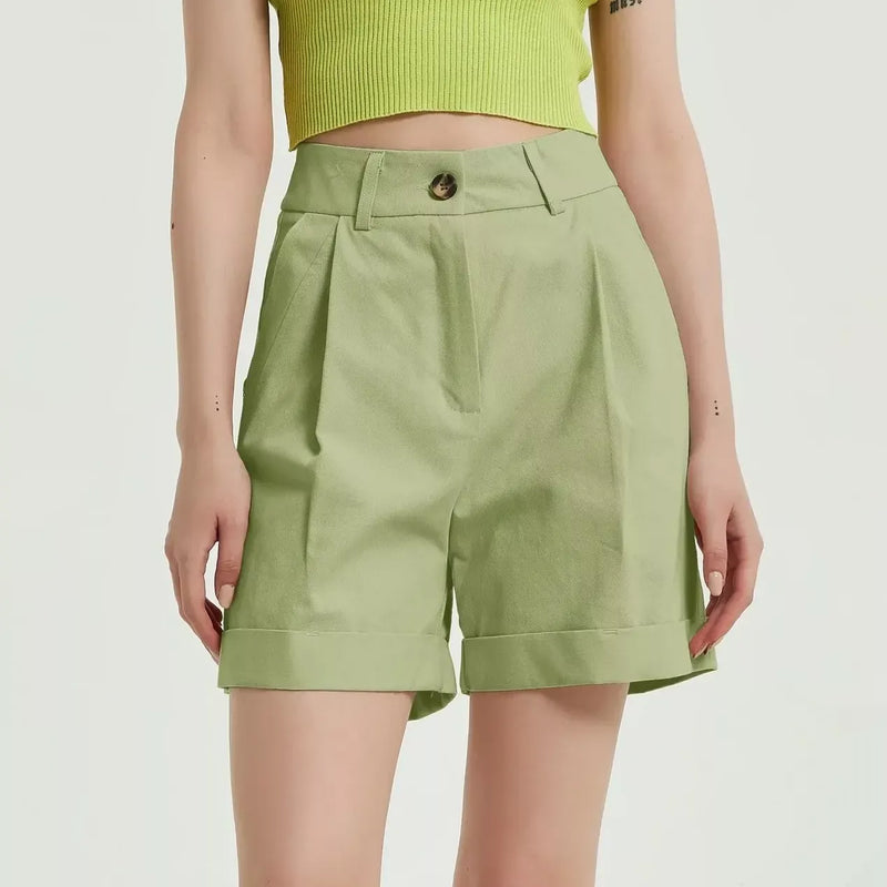 high waist wide leg shorts - MRSLM