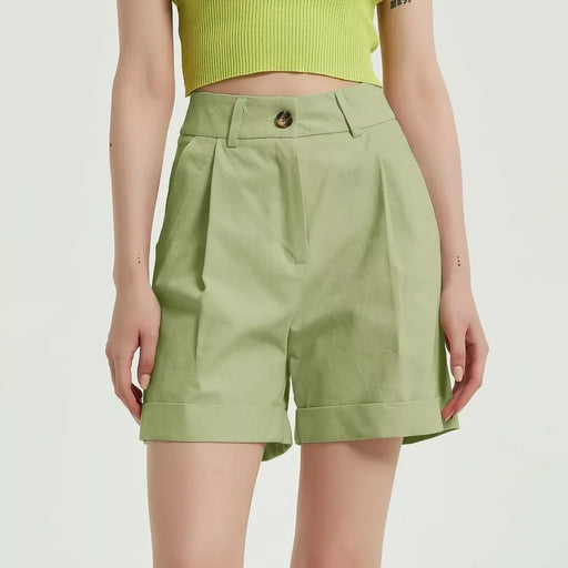 high waist wide leg shorts - MRSLM