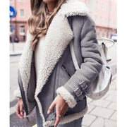Women's padded winter jacket plus sizes, view 6 - MRSLM