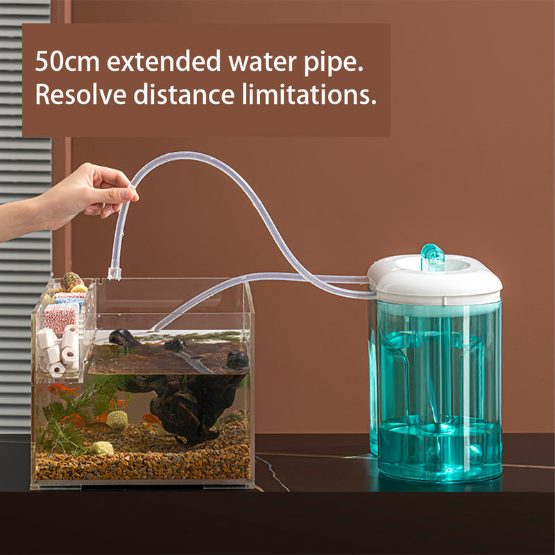 automatic electric aquarium water changer pump, view 5 - MRSLM