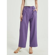 high-waist wide leg trousers, view 4 - MRSLM