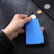 automatic pop-up metal card holder, view 3 - MRSLM