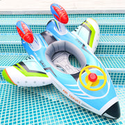 inflatable airplane swim ring with seat, view 10 - MRSLM
