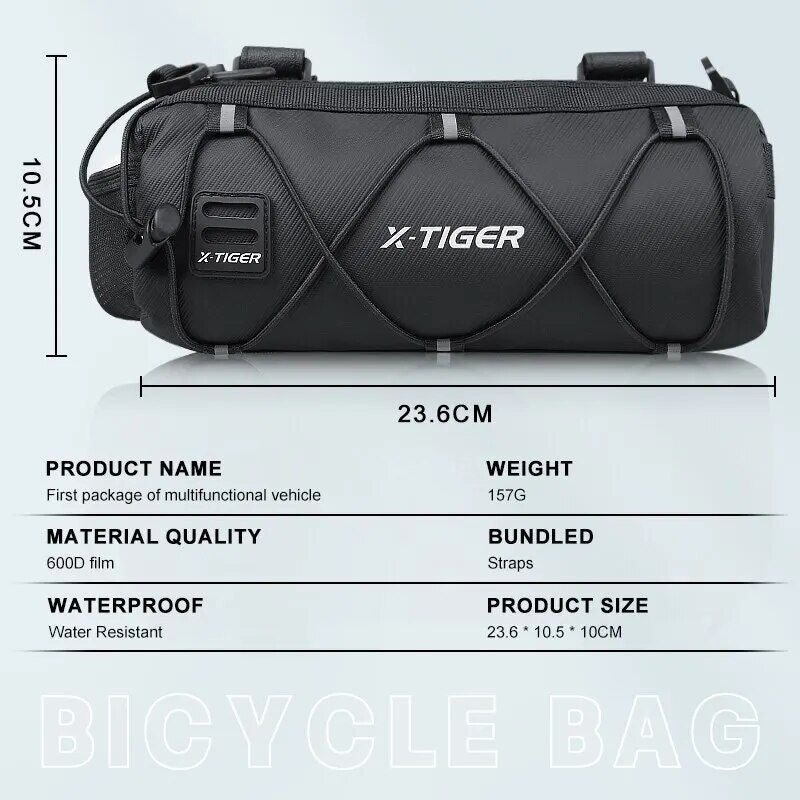 waterproof cycling handlebar bag, view 4 - MRSLM