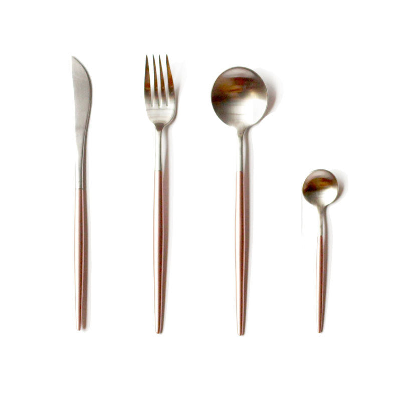 stainless steel cutlery set, view 3 - MRSLM