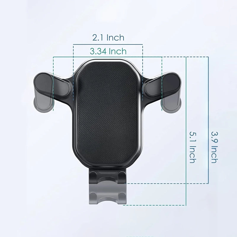 360-degree gravity car phone holder, view 7 - MRSLM