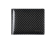 carbon fiber pattern slim wallet, view 2 - MRSLM