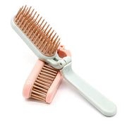 foldable detangling hair brush, view 9 - MRSLM