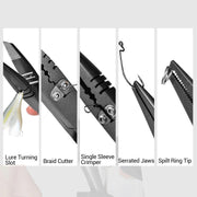 long nose fishing pliers with line cutter, view 6 - MRSLM