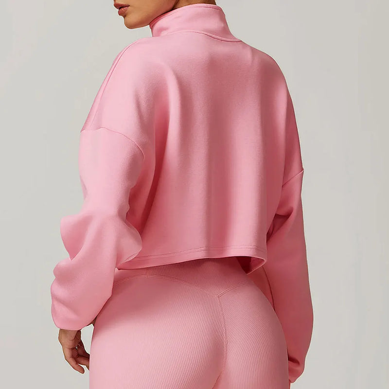 women's zipper sports hoodie, view 7 - MRSLM