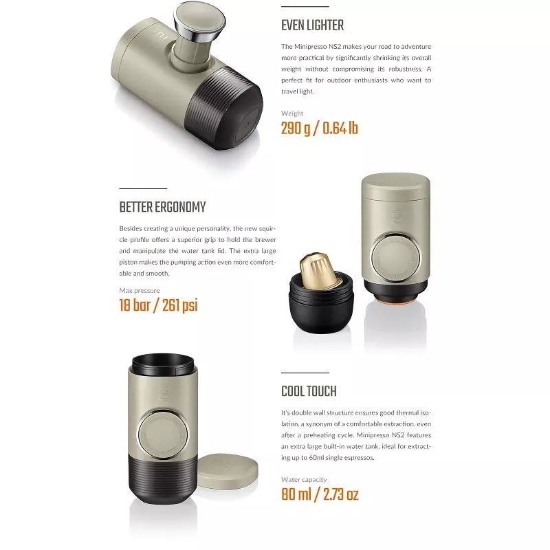 portable espresso maker, view 6 - MRSLM