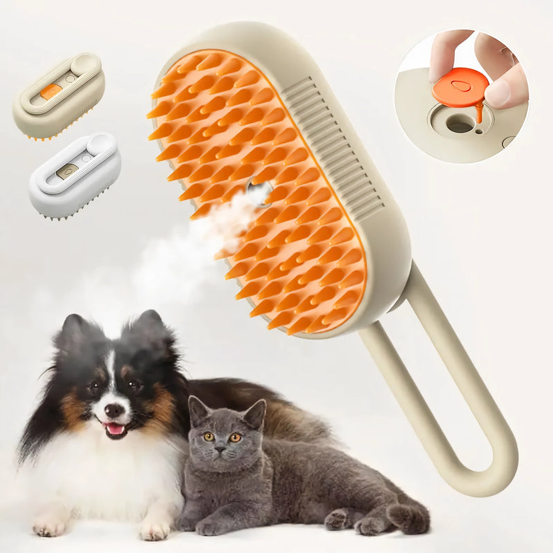 3-in-1 electric spray cat brush - MRSLM