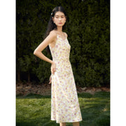 floral suspender dress, view 4 - MRSLM