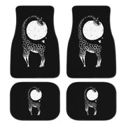 giraffe print car floor mats, view 4 - MRSLM
