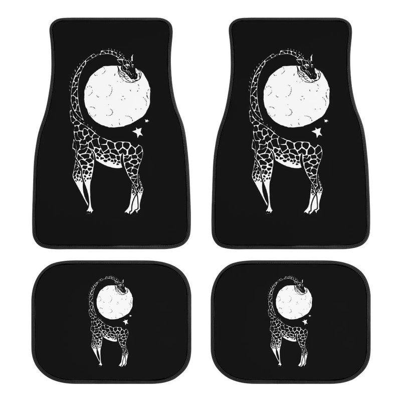 giraffe print car floor mats, view 4 - MRSLM