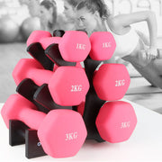 fitness dumbbell rack, view 3 - MRSLM