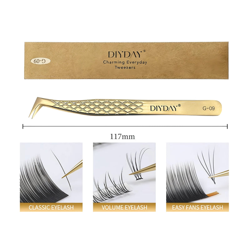 eyelash extension tweezers, view 8 - MRSLM