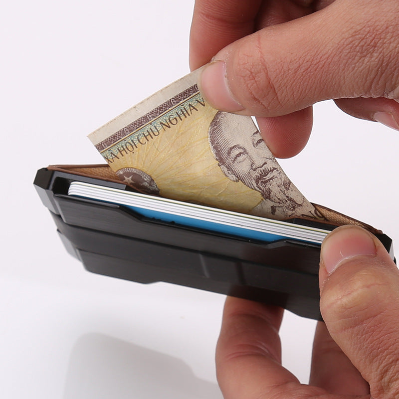 multi-function metal wallet, view 2 - MRSLM