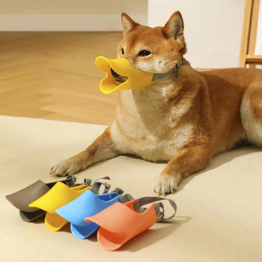 silicone duck-bill dog muzzle - MRSLM