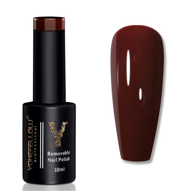 coffee brown gel nail polish, view 5 - MRSLM