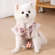 warm dog coat with D-ring, view 6 - MRSLM