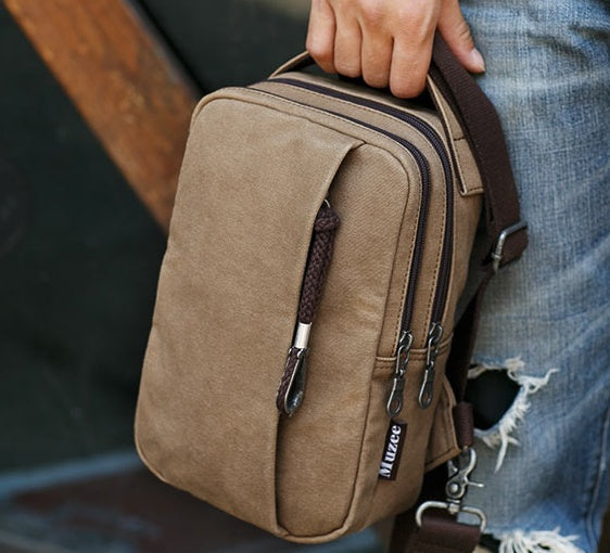 canvas crossbody bag, view 6 - MRSLM