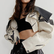 spliced edge short jacket - MRSLM