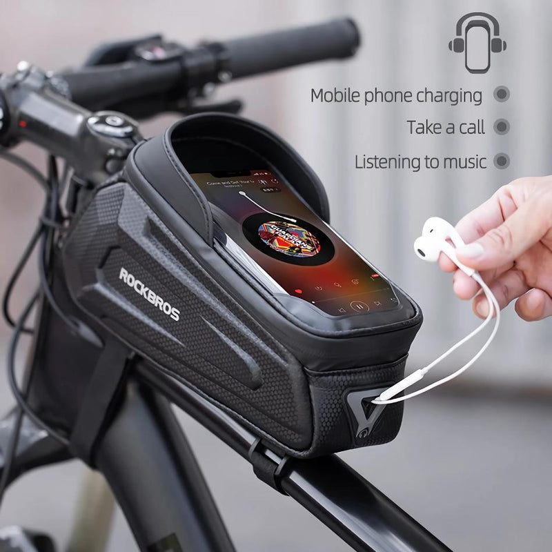 waterproof bike phone bag, view 4 - MRSLM