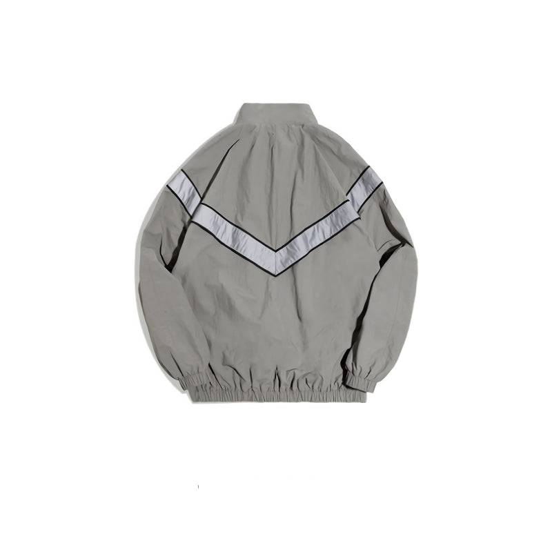 Retro reflective bomber jacket, view 9 - MRSLM