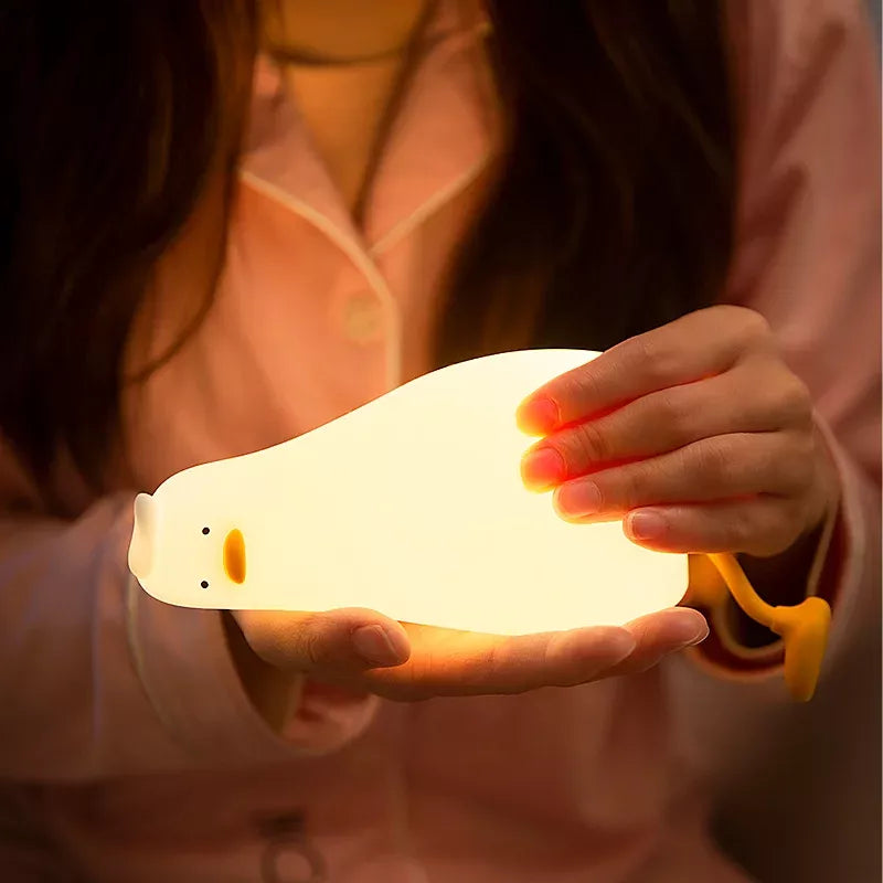 cute duck LED night light, view 2 - MRSLM