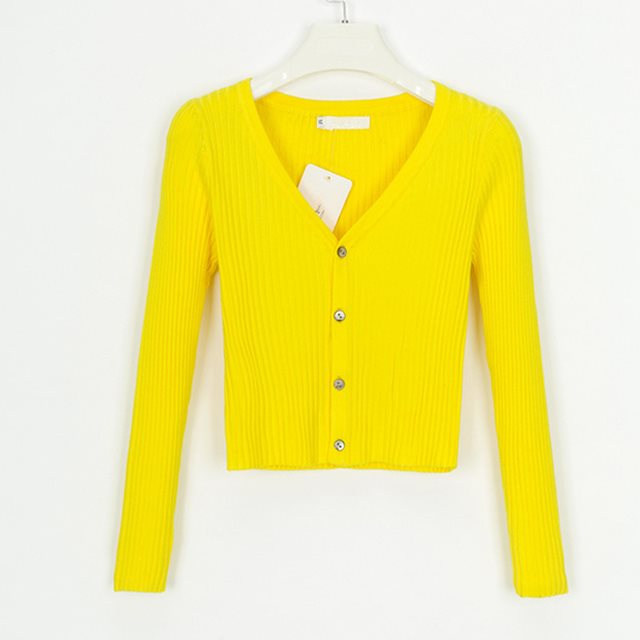 slim fit cardigan sweater for women, view 14 - MRSLM