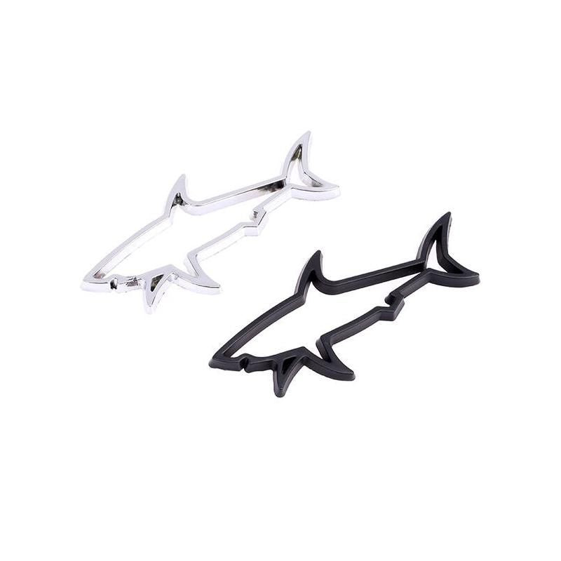 3D metal shark fish car emblem - MRSLM